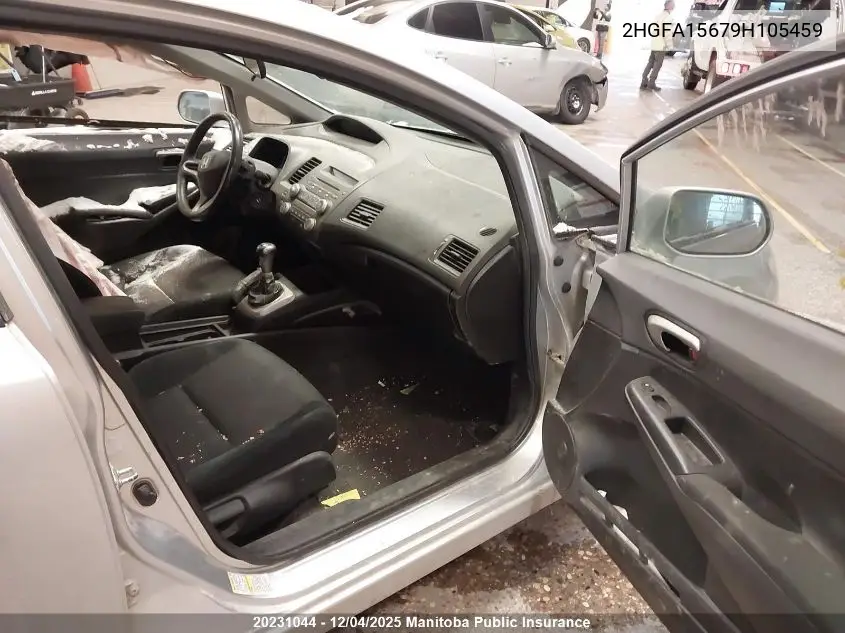 2HGFA15679H105459 2009 Honda Civic Sport