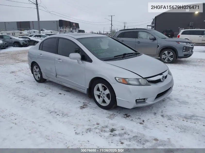 2HGFA15679H026471 2009 Honda Civic Lx-S