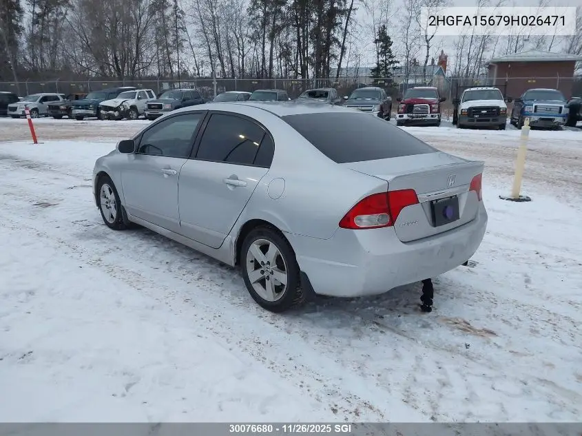 2HGFA15679H026471 2009 Honda Civic Lx-S