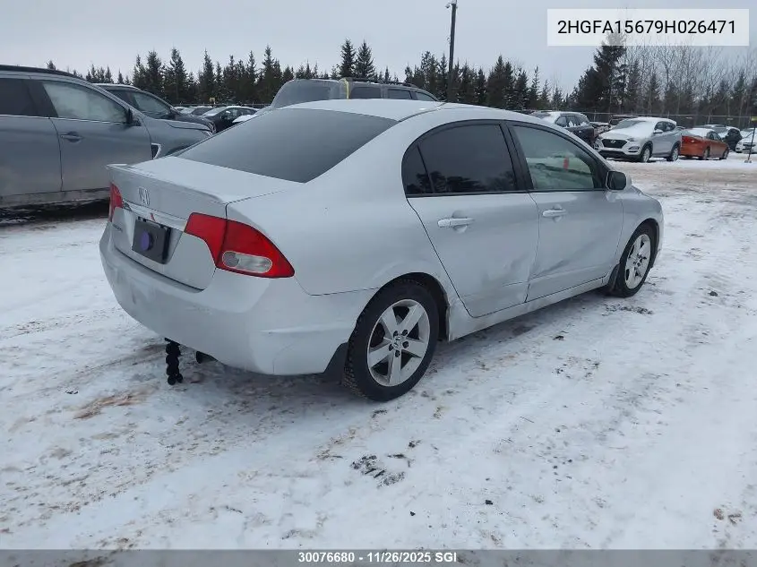 2HGFA15679H026471 2009 Honda Civic Lx-S