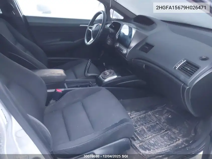 2HGFA15679H026471 2009 Honda Civic Lx-S