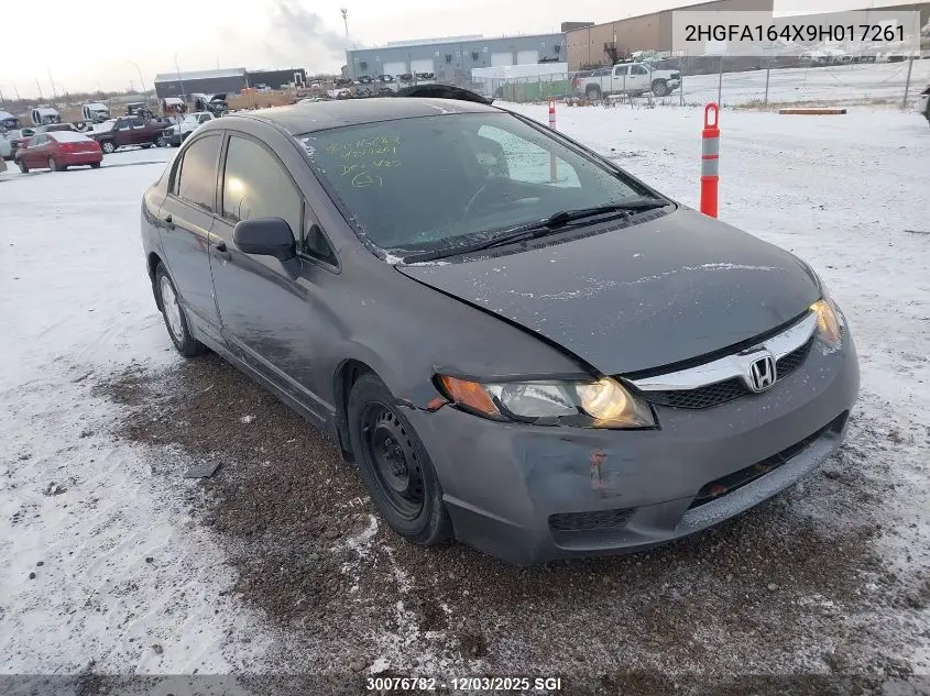2HGFA164X9H017261 2009 Honda Civic Dx-G