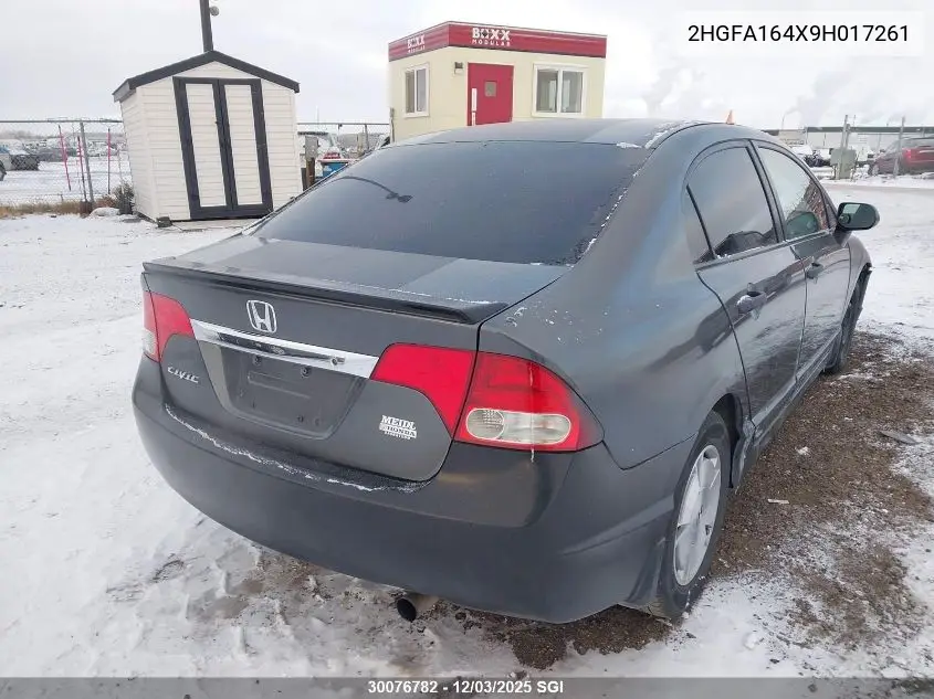 2HGFA164X9H017261 2009 Honda Civic Dx-G