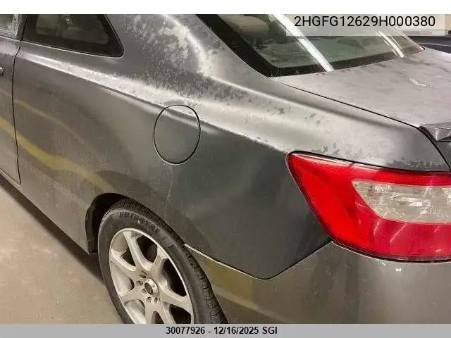 2HGFG12629H000380 2009 Honda Civic Lx