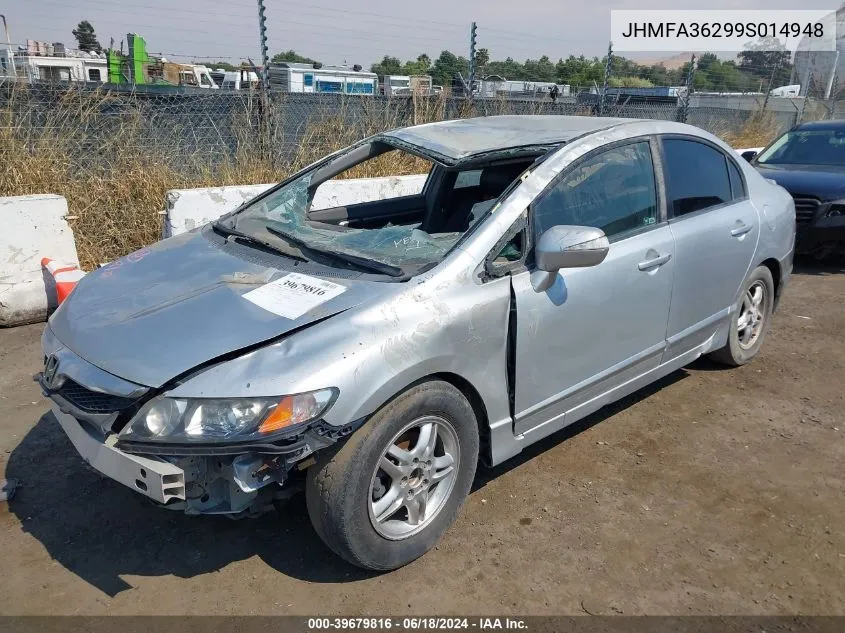 JHMFA36299S014948 2009 Honda Civic Hybrid