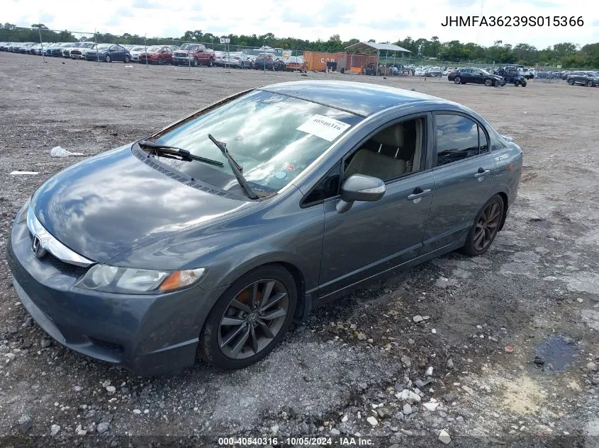 JHMFA36239S015366 2009 Honda Civic Hybrid