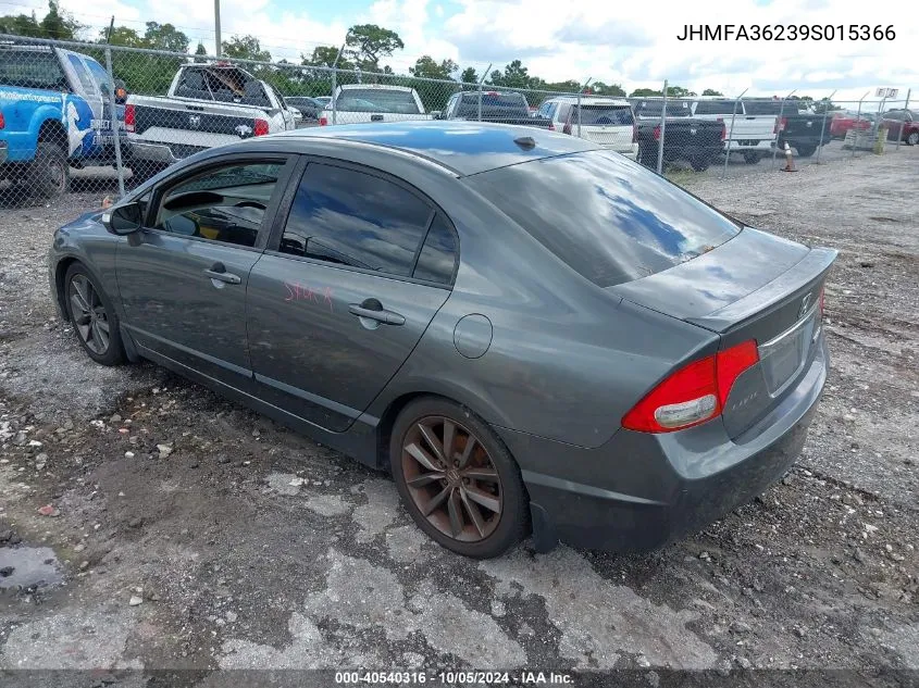 JHMFA36239S015366 2009 Honda Civic Hybrid