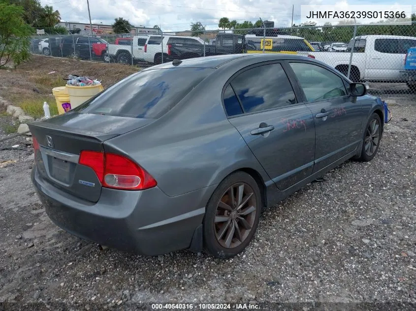 JHMFA36239S015366 2009 Honda Civic Hybrid