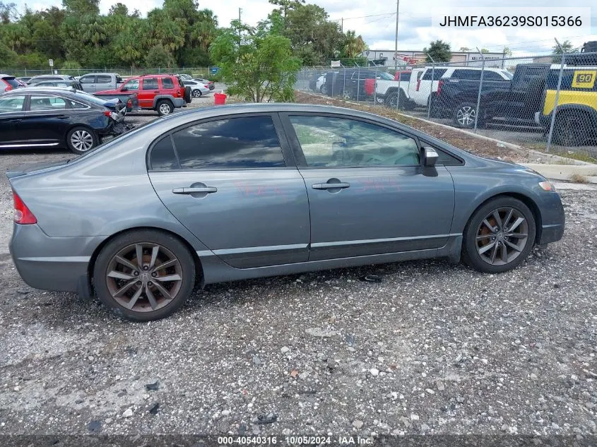 JHMFA36239S015366 2009 Honda Civic Hybrid