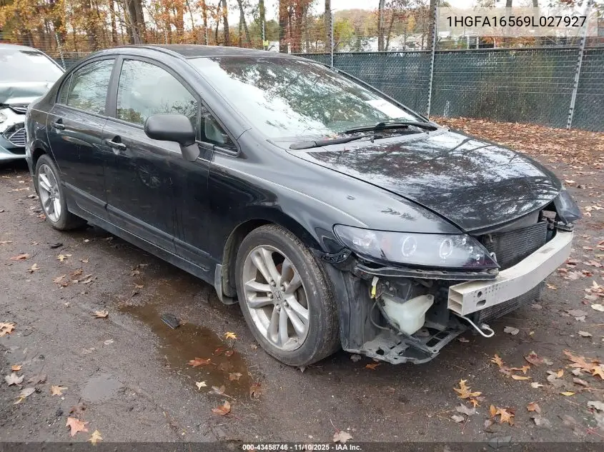 1HGFA16569L027927 2009 Honda Civic Lx