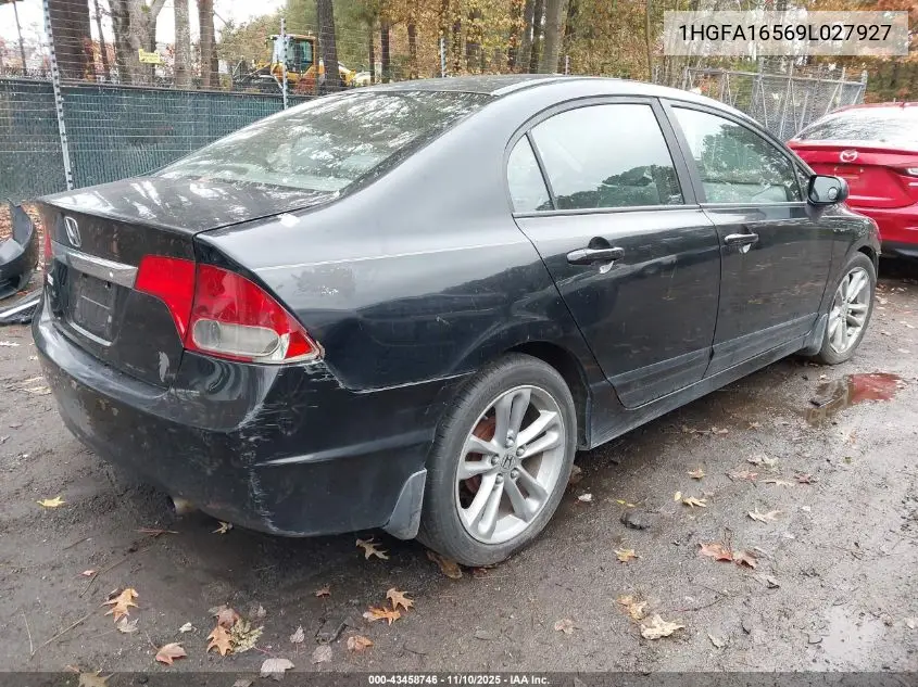 1HGFA16569L027927 2009 Honda Civic Lx