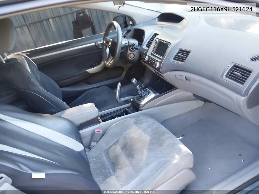2HGFG116X9H521624 2009 Honda Civic Lx