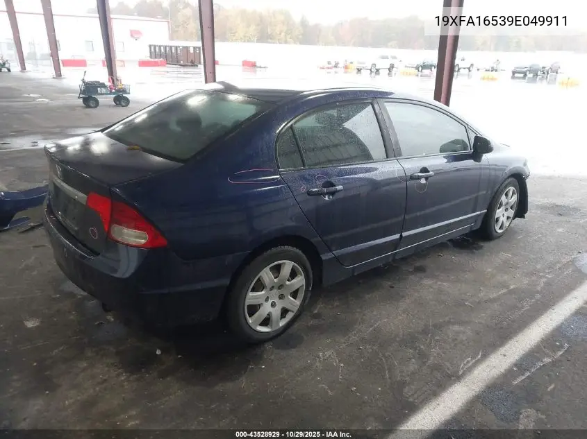 19XFA16539E049911 2009 Honda Civic Lx