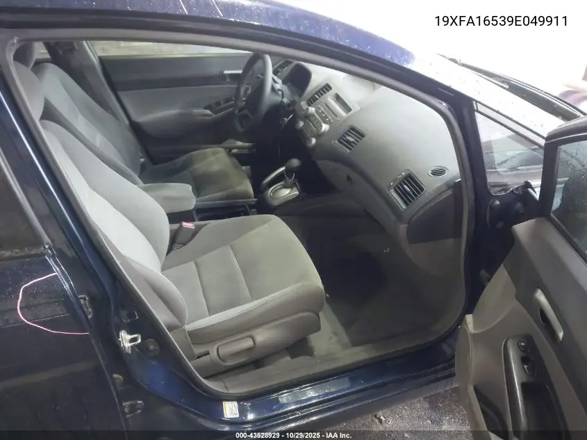 19XFA16539E049911 2009 Honda Civic Lx