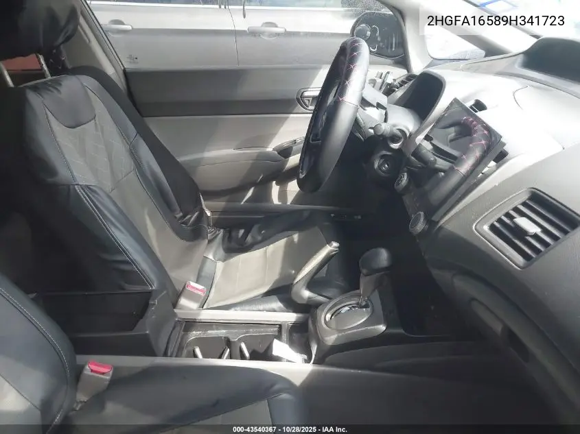 2HGFA16589H341723 2009 Honda Civic Lx