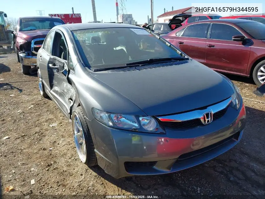 2HGFA16579H344595 2009 Honda Civic Lx