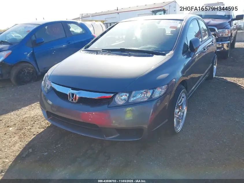 2HGFA16579H344595 2009 Honda Civic Lx