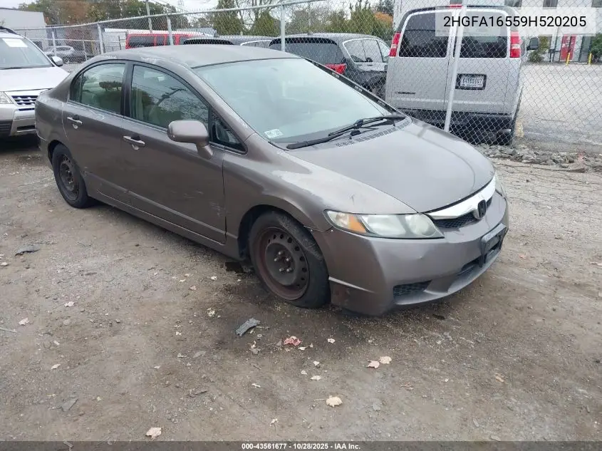 2HGFA16559H520205 2009 Honda Civic Lx
