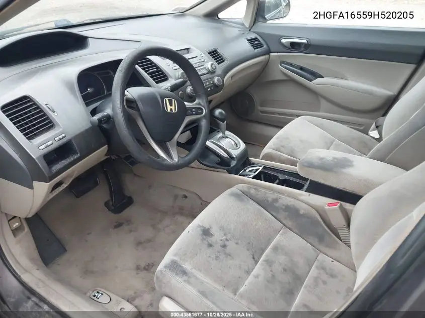 2HGFA16559H520205 2009 Honda Civic Lx