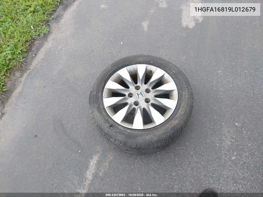 1HGFA16819L012679 2009 Honda Civic Ex