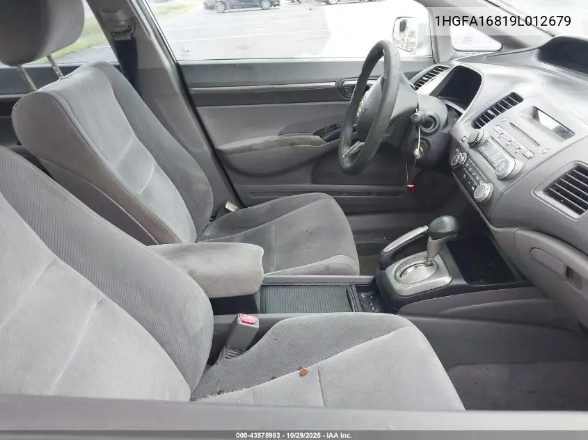 1HGFA16819L012679 2009 Honda Civic Ex