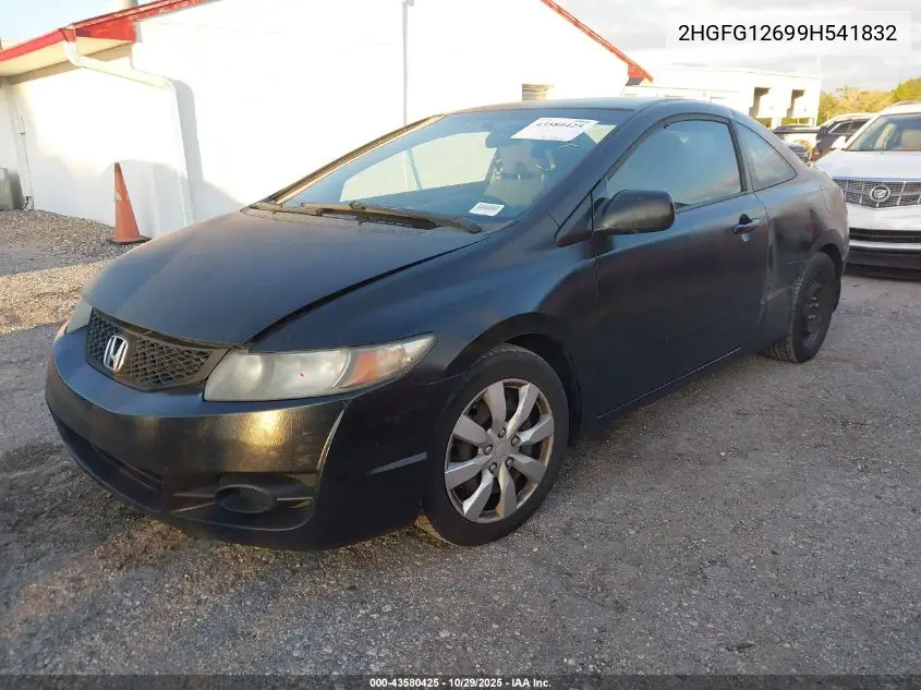2HGFG12699H541832 2009 Honda Civic Lx