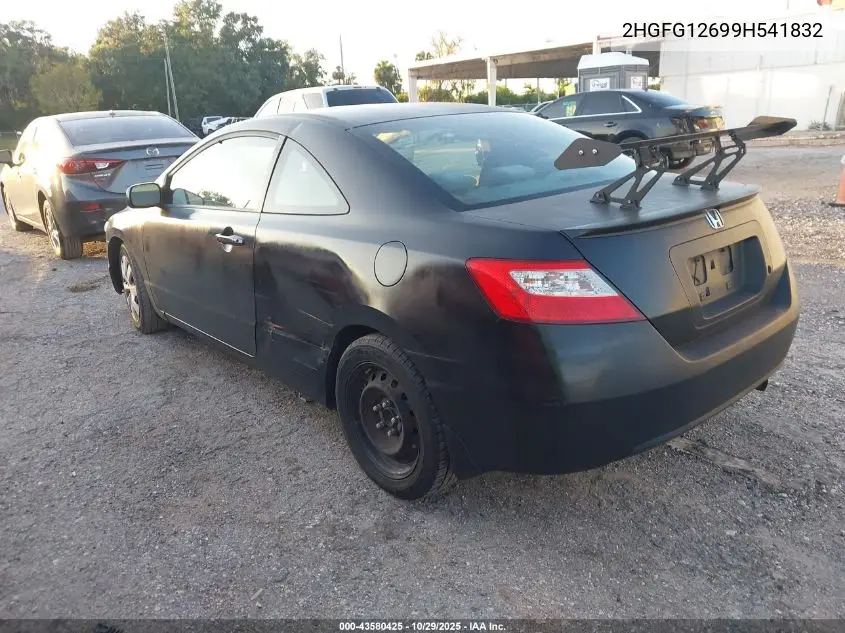 2HGFG12699H541832 2009 Honda Civic Lx