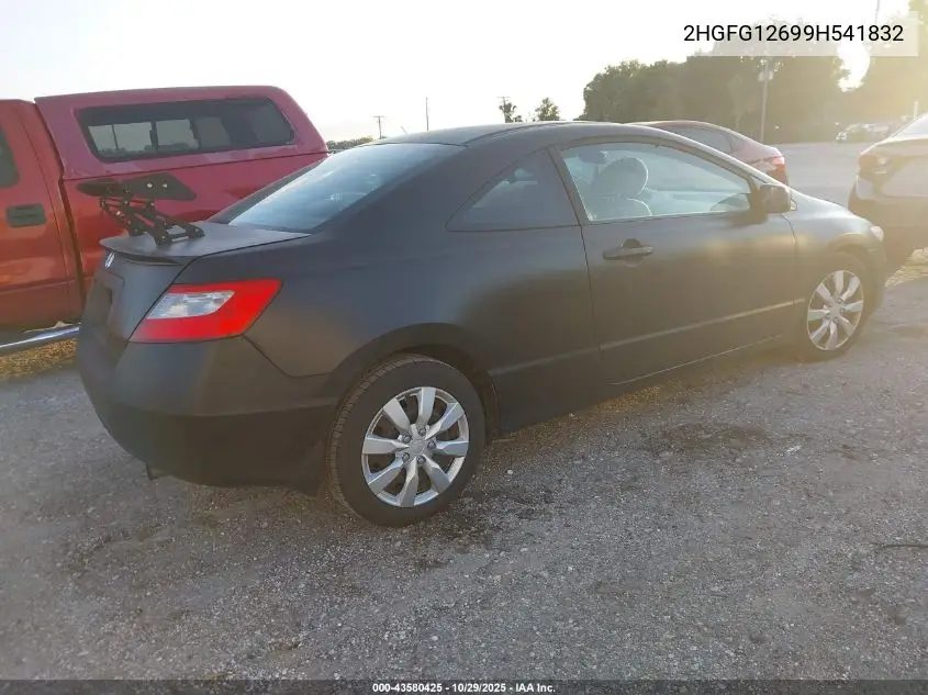 2HGFG12699H541832 2009 Honda Civic Lx