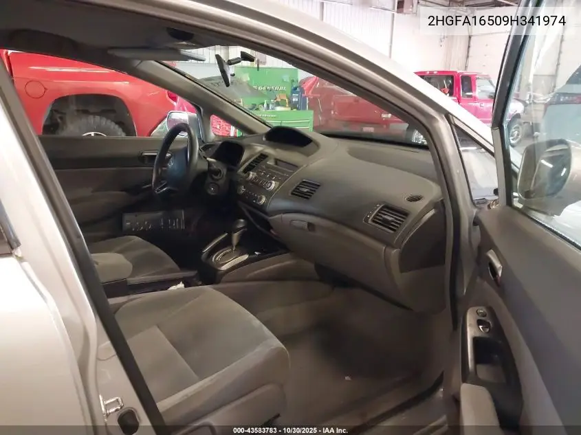 2HGFA16509H341974 2009 Honda Civic Lx