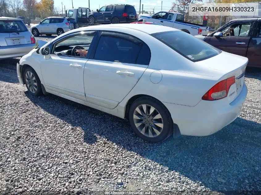 2HGFA16809H330323 2009 Honda Civic Ex