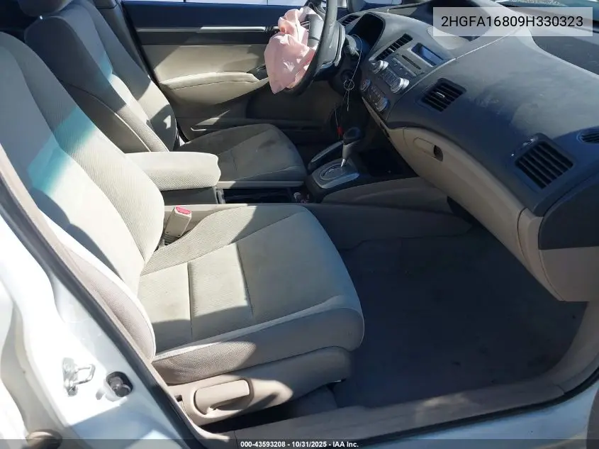 2HGFA16809H330323 2009 Honda Civic Ex