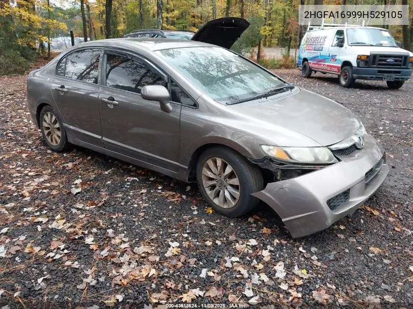 2HGFA16999H529105 2009 Honda Civic Ex-L