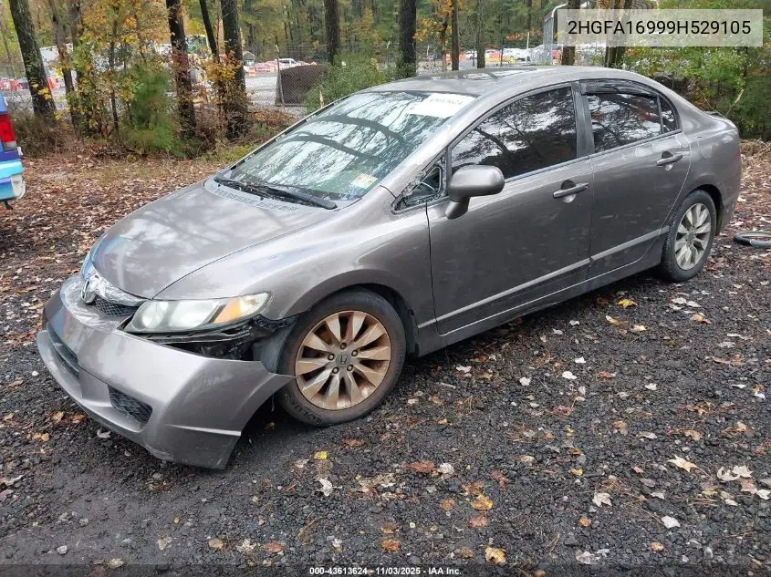 2HGFA16999H529105 2009 Honda Civic Ex-L