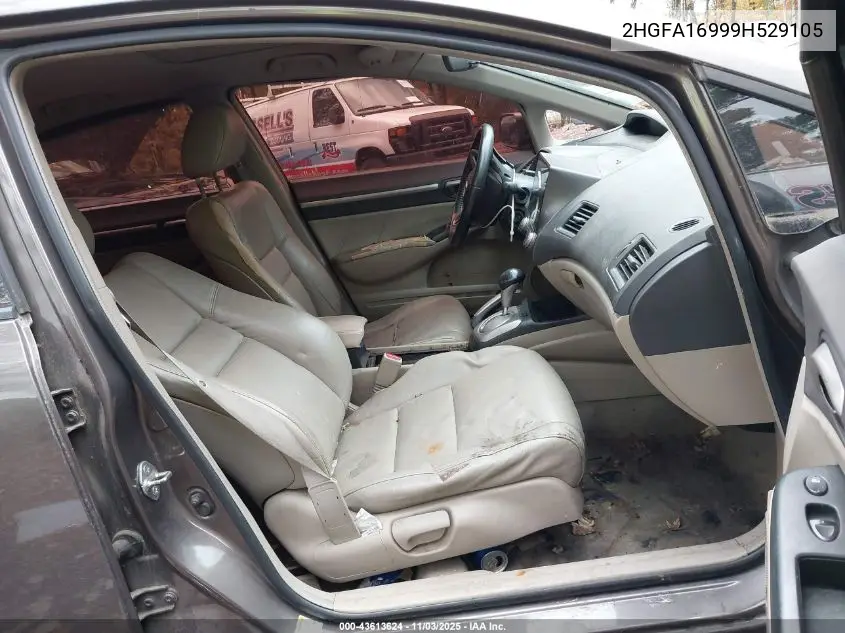 2HGFA16999H529105 2009 Honda Civic Ex-L