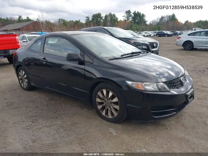 2HGFG12859H538539 2009 Honda Civic Ex