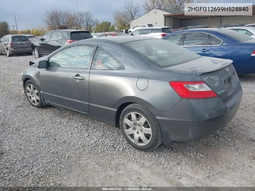 2HGFG12699H528840 2009 Honda Civic Lx