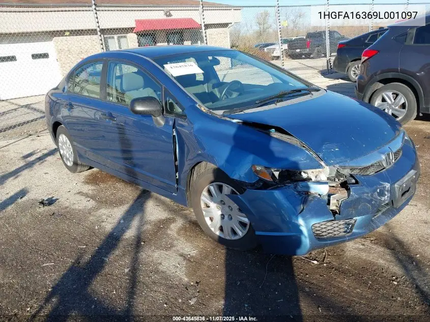 1HGFA16369L001097 2009 Honda Civic Vp
