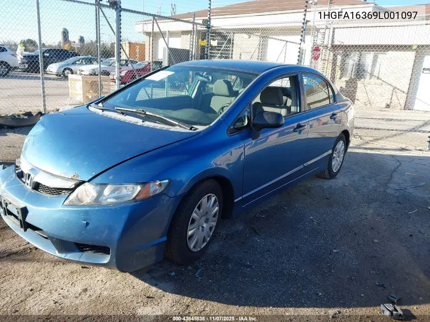 1HGFA16369L001097 2009 Honda Civic Vp