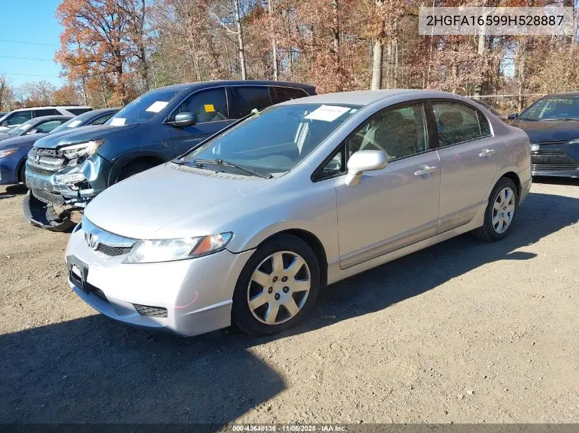 2HGFA16599H528887 2009 Honda Civic Lx