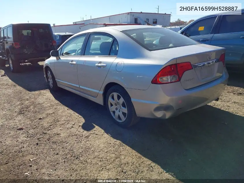 2HGFA16599H528887 2009 Honda Civic Lx