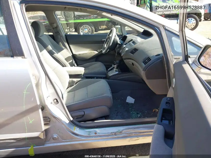2HGFA16599H528887 2009 Honda Civic Lx