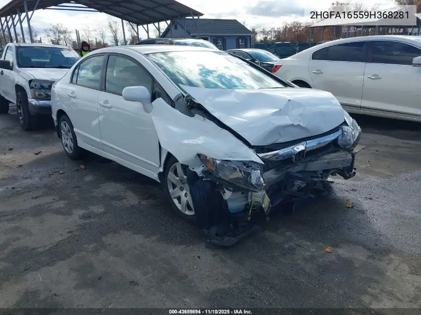 2HGFA16559H368281 2009 Honda Civic Lx