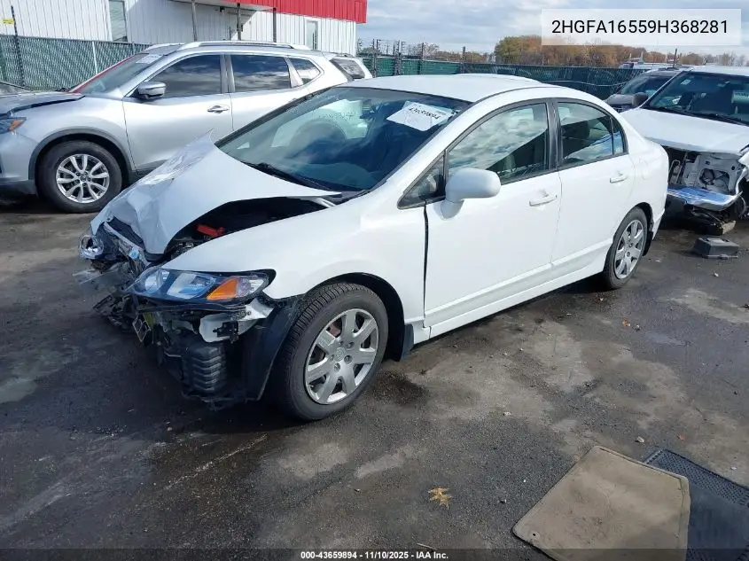 2HGFA16559H368281 2009 Honda Civic Lx