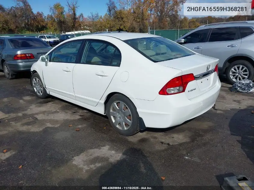 2HGFA16559H368281 2009 Honda Civic Lx