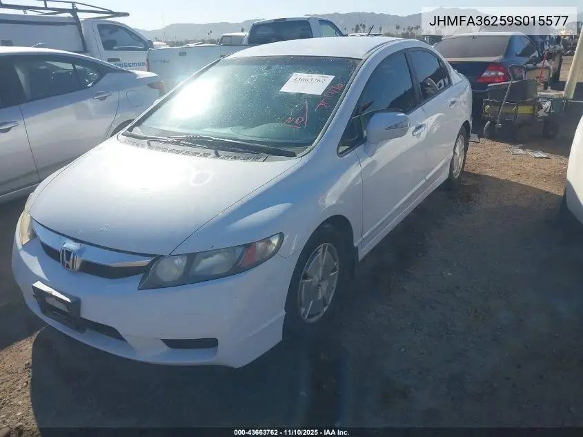 JHMFA36259S015577 2009 Honda Civic Hybrid