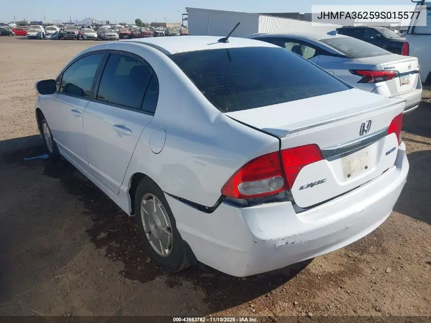 JHMFA36259S015577 2009 Honda Civic Hybrid