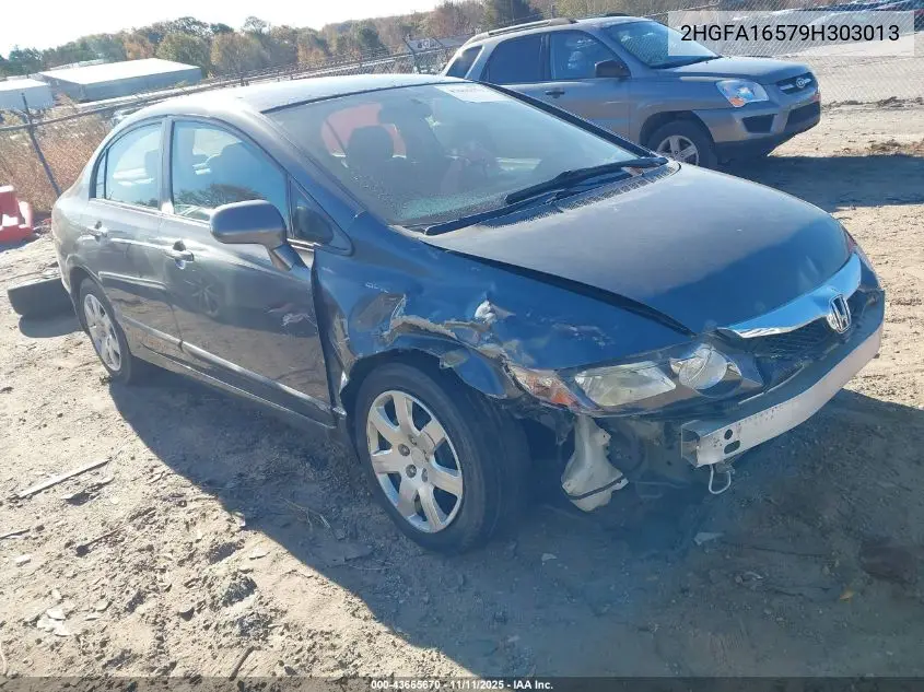 2HGFA16579H303013 2009 Honda Civic Lx