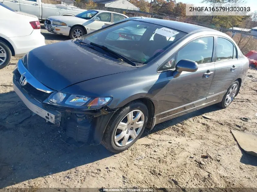 2HGFA16579H303013 2009 Honda Civic Lx
