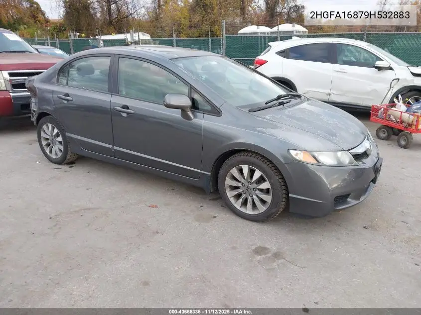2HGFA16879H532883 2009 Honda Civic Ex