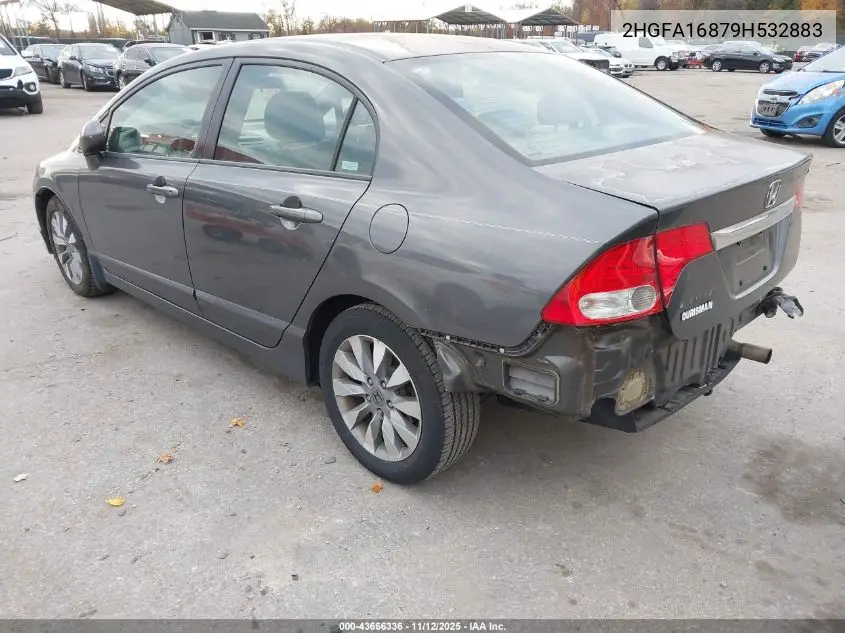 2HGFA16879H532883 2009 Honda Civic Ex